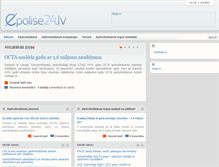 Tablet Screenshot of e-polise24.lv